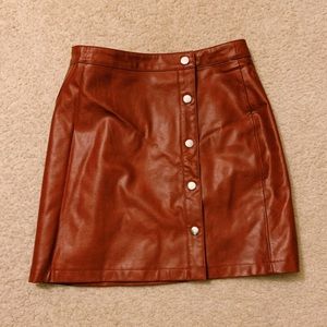 Urban Outfitters Leather Skirt